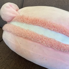 マイメロディ クッション マカロン マイメロ ぬいぐるみの画像