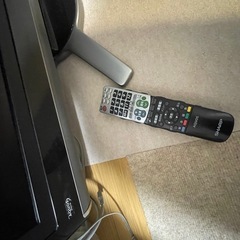 SHARP　AQUOS 液晶テレビと Blu-ray　recorder ブルーレイレコーダー　の画像