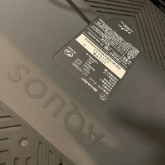 SHARP　AQUOS 液晶テレビと Blu-ray　recorder ブルーレイレコーダー　の画像