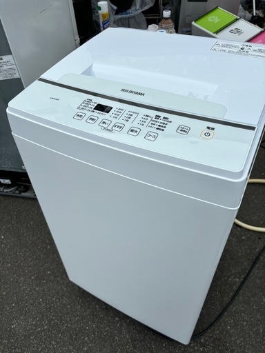美品 アイリスオーヤマ 6kg 全自動洗濯機 KAW-60A 2021年製 簡易乾燥