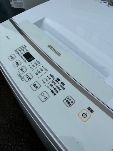 美品 アイリスオーヤマ 6kg 全自動洗濯機 KAW-60A 2021年製 簡易乾燥
