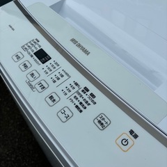 美品 アイリスオーヤマ 6kg 全自動洗濯機 KAW-60A 2021年製 簡易乾燥の画像