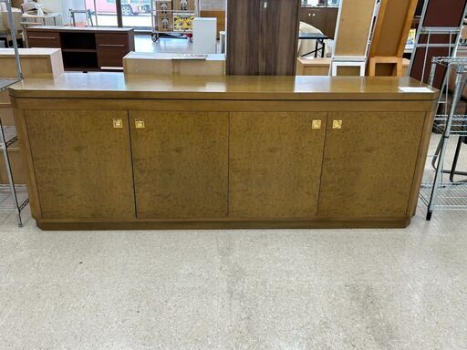 ★店長特別値引き★  収納棚 メープル H80×D45×W220 クリーニング済み TJ9218