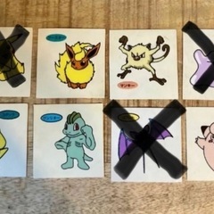 ポケモンデコキャラシール 初期 初代 ポケモンシール  中古ポケ...