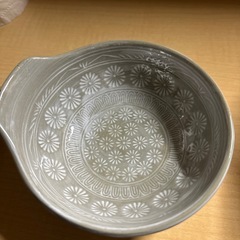 土鍋用のつゆ入れとアク出し。スープすくい。の画像