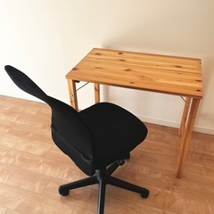 折りたたみデスク 無印良品 パイン材の画像
