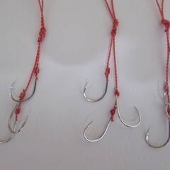 爆釣自作タイラバトリプルフック５セットの画像