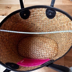 【新品未使用】かごバッグの画像