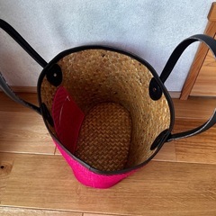 【新品未使用】かごバッグの画像