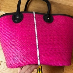 【新品未使用】かごバッグの画像