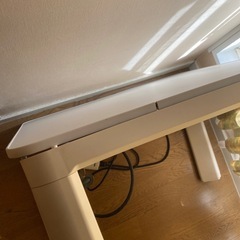 電気こたつ白の画像