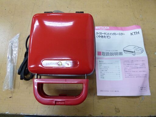 ◆お引取り限定/三重県/値引不可◆中古 タイガー サンドイッチトースターKTH-A040 [G-185]