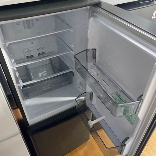 三菱電機 2ドア冷蔵庫 MR-P15G-H1/146L/耐熱トップテーブル/静音設計/2022年製