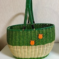 カゴバックの画像