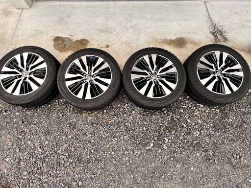 アルファード30後期純正アルミホイール/BLIZZAKスタットレスタイヤ4本