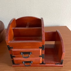 木製　小物入れの画像