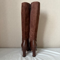 【新品】COLE HAAN コールハーン 異素材コンビ ロングブーツ　24㎝の画像