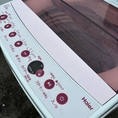 動作品 Haier ハイアール 5.5㎏ 全自動洗濯機 JW-C55FK 2019年製の画像