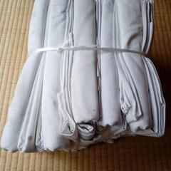 中古ベッドシーツ１０枚　白、少し汚れなどありの画像
