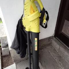 落ち葉掃除　ブロワバキューム　ABKｰ1000W　屋外用　動きます