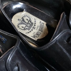 紳士靴　牛革　黒の画像