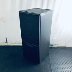 ID:rg219204 パナソニック Panasonic 冷蔵庫 一人暮らし 中古 2019年製 2ドア 138L ブラウン ファン式 右開き NR-B14CW-T  【リユース品：状態C】【送料無料】【設置費用無料】