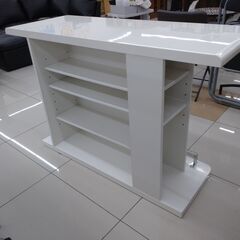 NITORI?ニトリ?バーカウンター?ホワイト?シンプルモダン?NO.1287