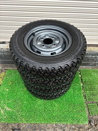 スパイクタイヤ　155SR12 ダンロップ　スタッドレス　フルピン　12インチ