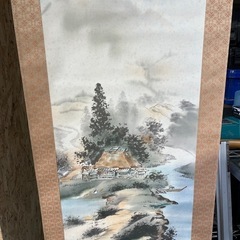 値下げ掛け軸①梅友の画像