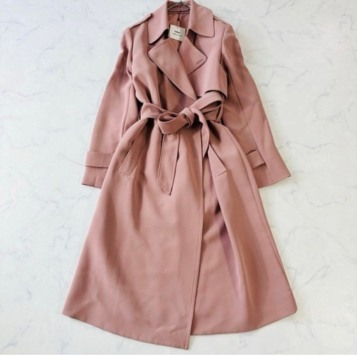 【定価約4.5万円】TONAL  ピンク　ガウンコート