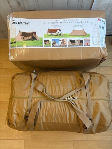 最終価格シェルターテント（一回のみ使用）