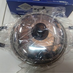 ● B 小林功工業所 DELICIOUS DX IH対応 ふた付き20cm 両手鍋  日本製 未使用品 2点あります！　①の画像