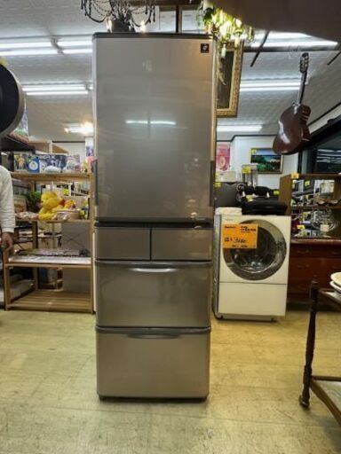 ※ SHARP ノンフロン冷蔵庫 SJ-X416J-T 2022年製 5ドア 両開き プラズマクラスター ★買取帝国 朝霞店 配達可能