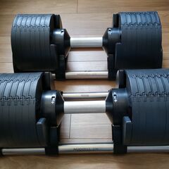 【美品】可変式 ダンベル フレックスベル 2kg刻み 36kg ...