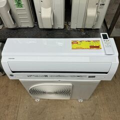 K05666中古エアコン東芝2021年製 主に6畳用 冷房能力 2.2KW / 暖房能力 2.2KW