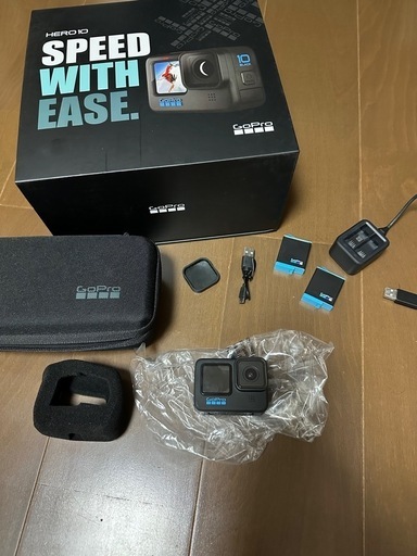 【投げ売り！26日までに取引出来る方限定】GoProHERO10 純正バッテリー2個 デュアルバッテリーチャージャーセット
