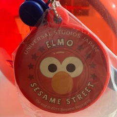 USJユニバーサルスタジオジャパン　エルモelmo ポップコーンバケツ　バケットの画像
