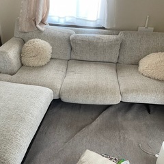 L字ソファーの画像