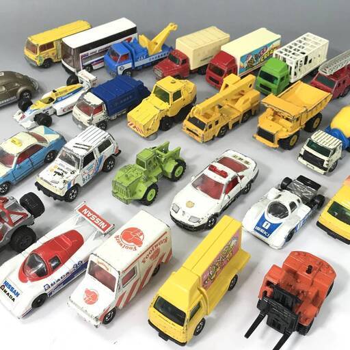 KF3/40 トミカ ミニカー まとめて25点 Tomica レトロ ヴィンテージ 昭和レトロ スポーツカー 働く車 トラック F1 パトカー ミキサー車