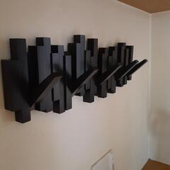 コート掛けとハンガーラックの画像