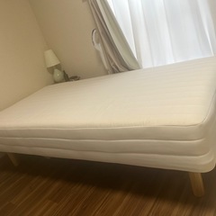 【無料】無印シングルベッド（マットレス付）