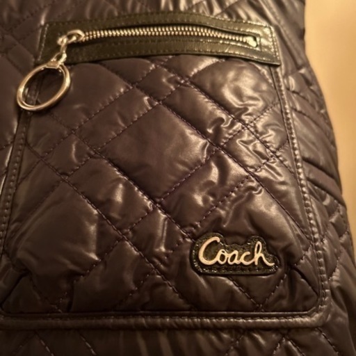 COACHキルティングトートバッグ