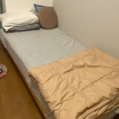 ( 緊急！) 収納スペース付きシングルベッド