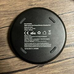 ipod nano 第2世代　2GB　RAVPower ワイヤレス充電器 RP-PC058　充電ケーブル付　セット　ジャンクの画像