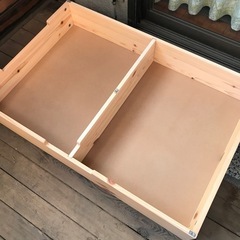 無印良品　　木製ベッド用下収納ボックス　2個セット
