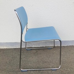 お値下げ！　QA2285【UCHIDA】内田洋行　会議チェア　スタッキングチェア　ミーティングチェア　中古　 在庫20脚あり　の画像