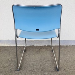 お値下げ！　QA2285【UCHIDA】内田洋行　会議チェア　スタッキングチェア　ミーティングチェア　中古　 在庫20脚あり　の画像