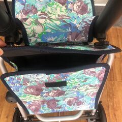 ▼値下げ▼シルバーカー エムズハウス 軽量 コンパクト シルバーカー プリエ  バラ柄  折りたたみ自立 参考価格16,275円🚚自社配送時💳代引き可🚚(現金、クレジット、スマホ決済対応)の画像