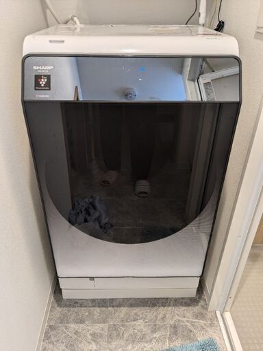 【22年製】シャープドラム式洗濯機 ES-W114