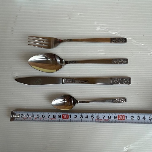 k1015607 マーシャン 未使用品 箱あり 昭和レトロ ティータイムセット スプーン フォークセット雑貨 ギフト 美品 中古 現状